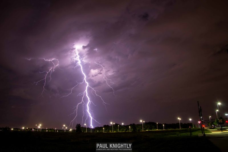 Lightning in Lenexa, Kansas (2016)